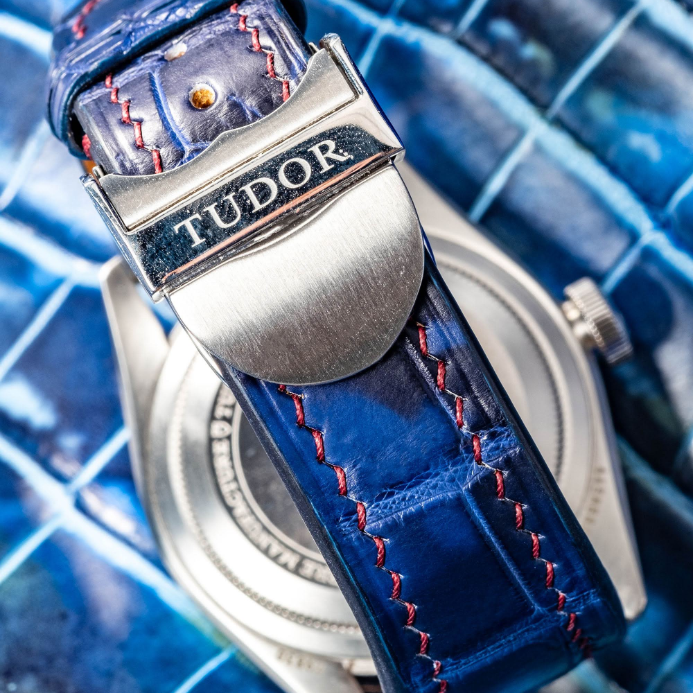 Alligator Leather Strap for Tudor Black Bay