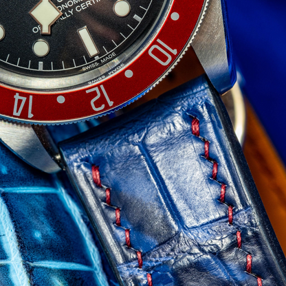 Alligator Leather Strap for Tudor Black Bay