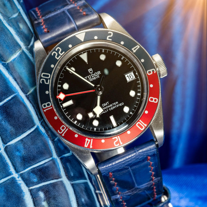 Alligator Leather Strap for Tudor Black Bay