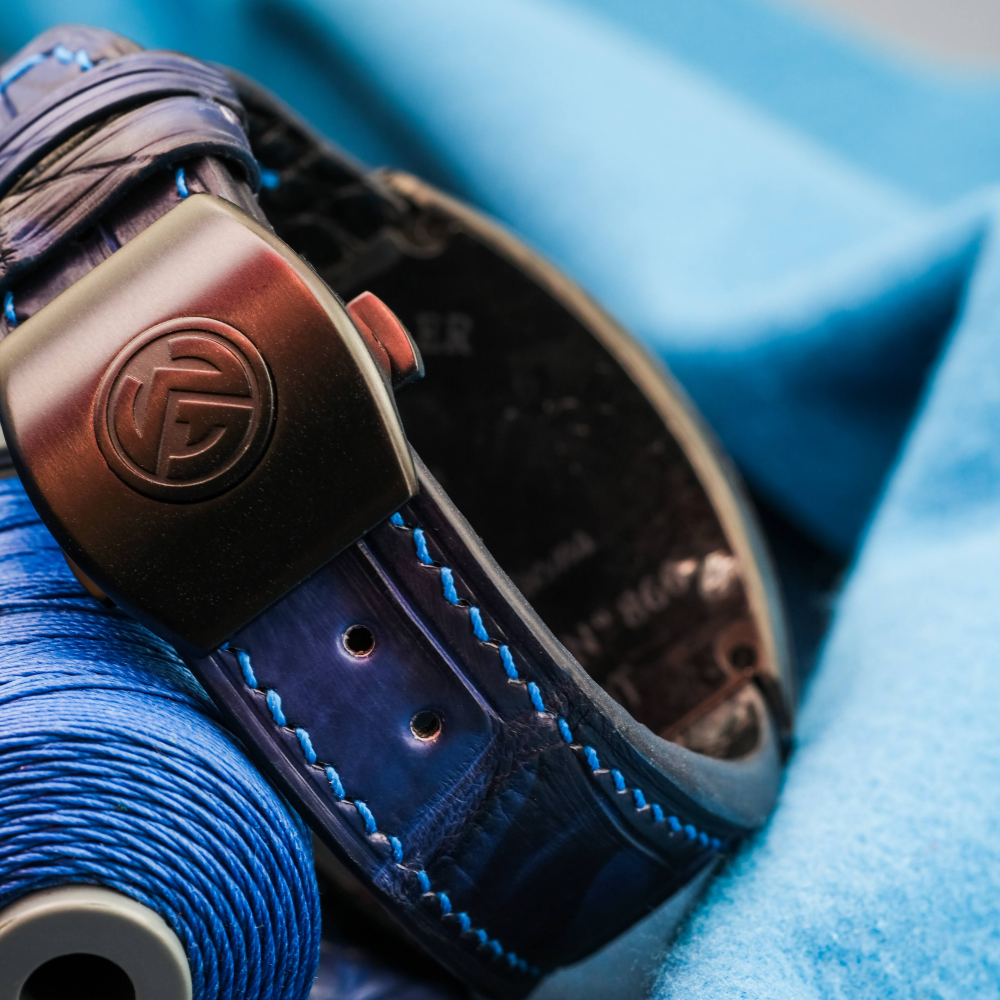 Alligator Leather Strap for Franck Muller Vanguard