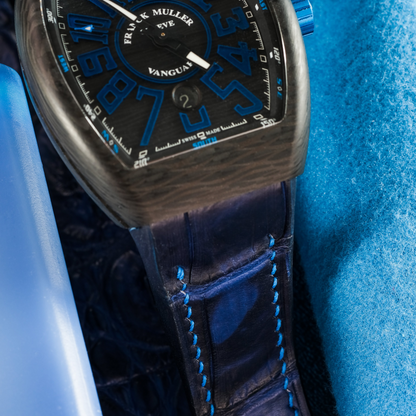 Alligator Leather Strap for Franck Muller Vanguard