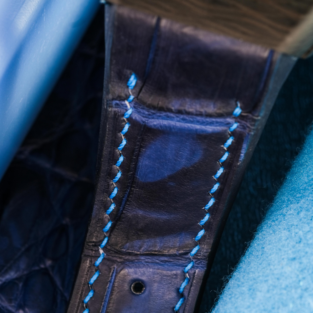 Alligator Leather Strap for Franck Muller Vanguard