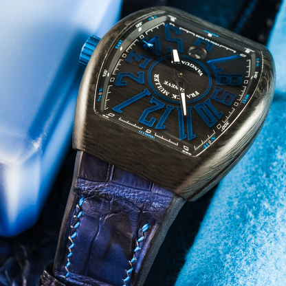 Alligator Leather Strap for Franck Muller Vanguard