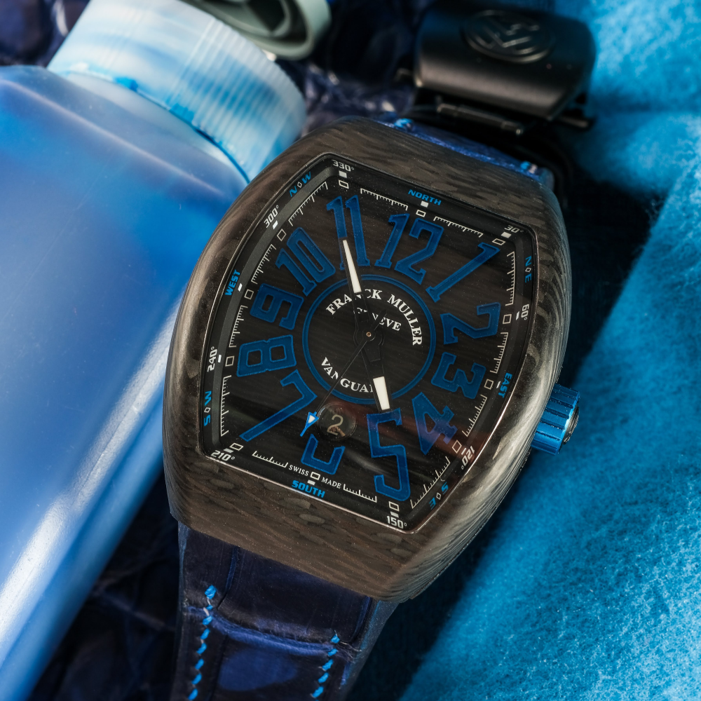 Alligator Leather Strap for Franck Muller Vanguard