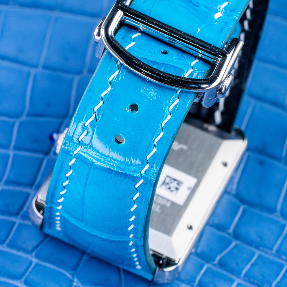 Alligator Leather Strap for Cartier Tank