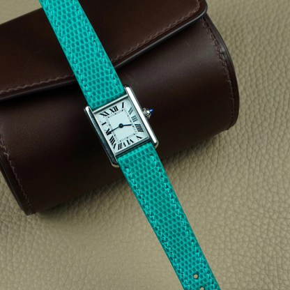 Lizard Leather Strap for Cartier Tank