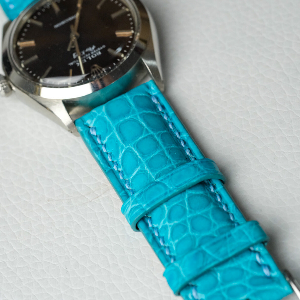 Rolex Air-King Alligator Leather Strap – Handmade Custom Fit