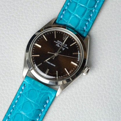Rolex Air-King Alligator Leather Strap – Handmade Custom Fit