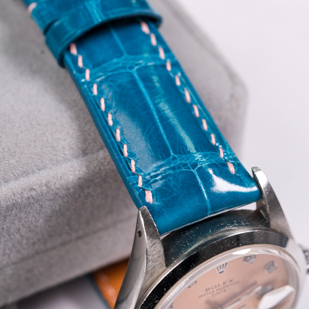 Alligator Leather Strap for Rolex Datejust