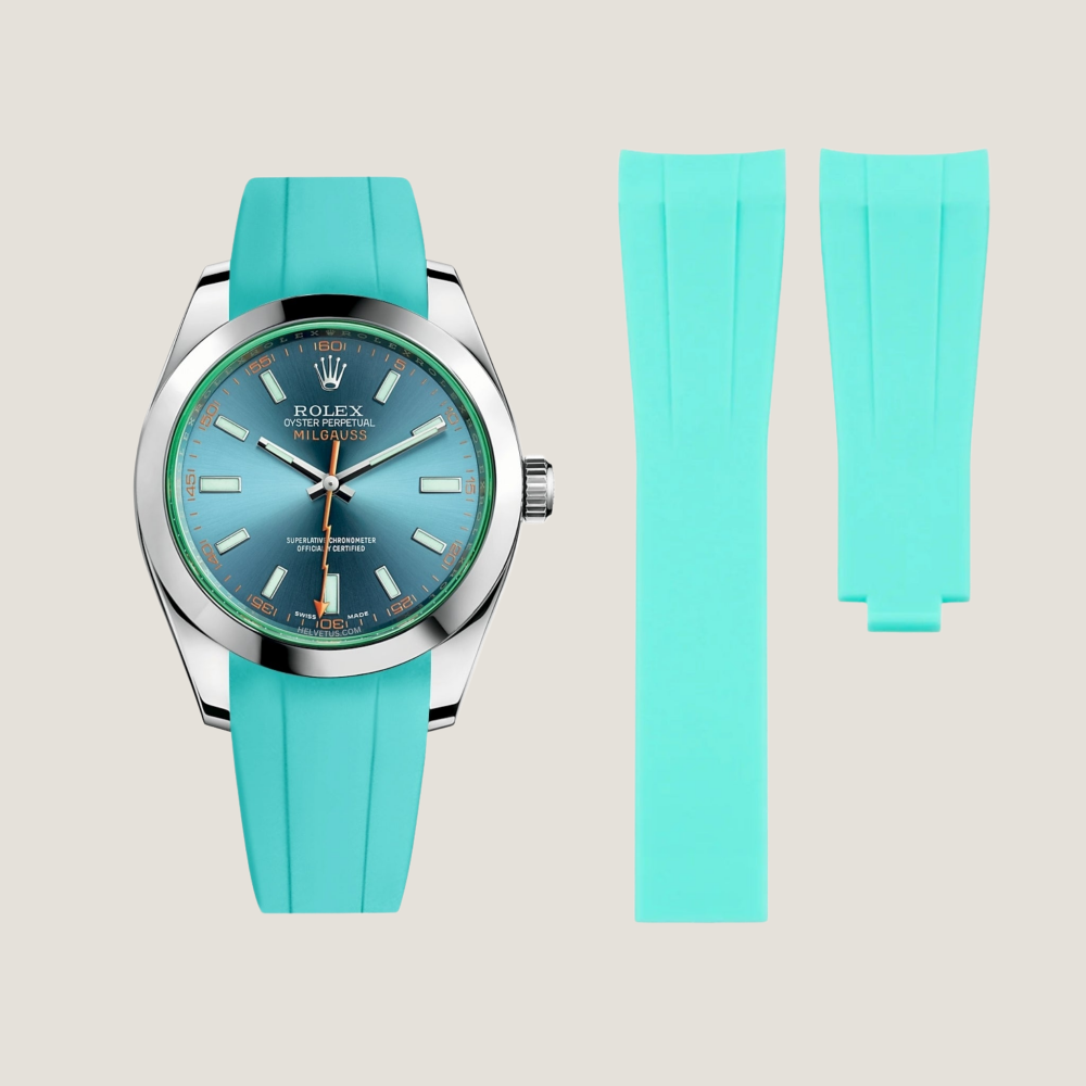 Rolex Milgauss Rubber Strap for Deployant Clasp