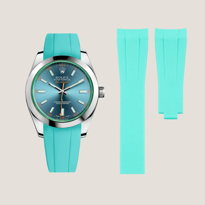 Rolex Milgauss Rubber Strap for Deployant Clasp