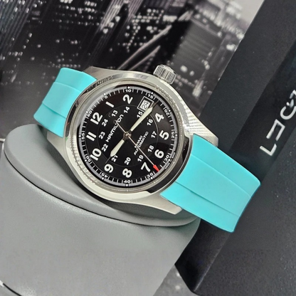 FKM Rubber Strap for Hamilton Khaki Field