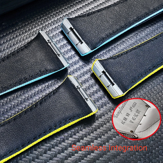Velcro FKM Rubber Strap for Franck Muller Vanguard