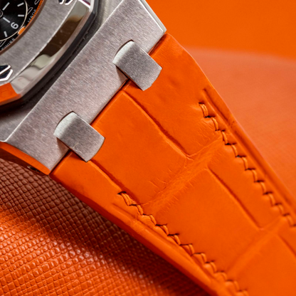 Alligator Leather Strap for AP Royal Oak Offshore 42mm