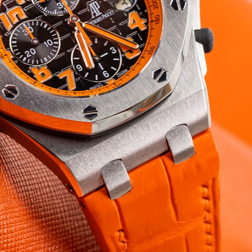 Alligator Leather Strap for AP Royal Oak Offshore 42mm