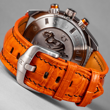 Omega Seamaster Alligator Leather Strap – Handmade Custom Fit