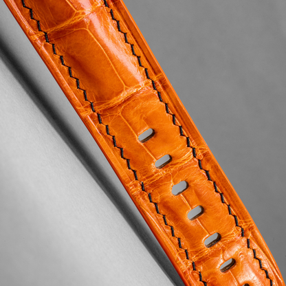 Omega Seamaster Alligator Leather Strap – Handmade Custom Fit