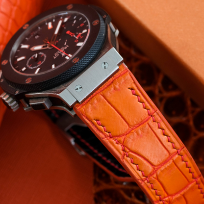 Alligator Leather Strap for Hublot Big Bang