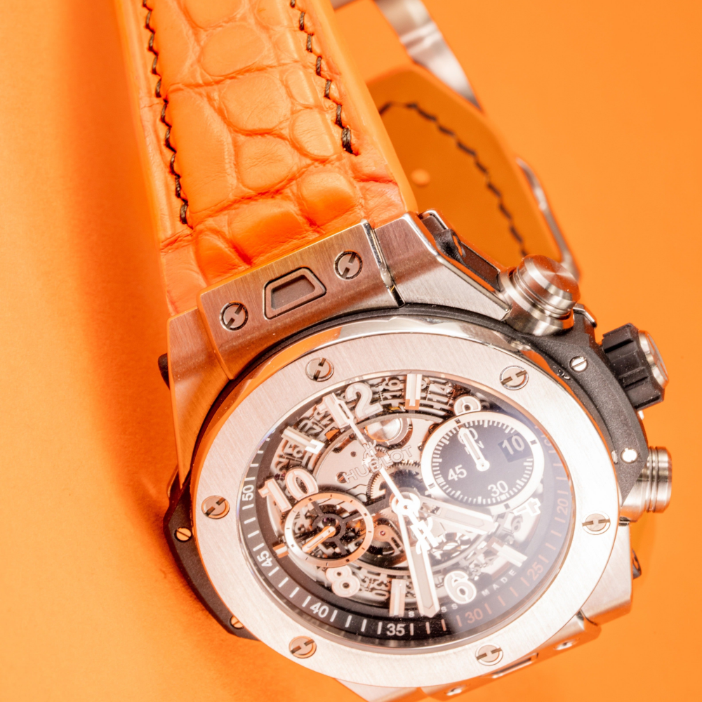 Alligator Leather Strap for Hublot Big Bang Unico