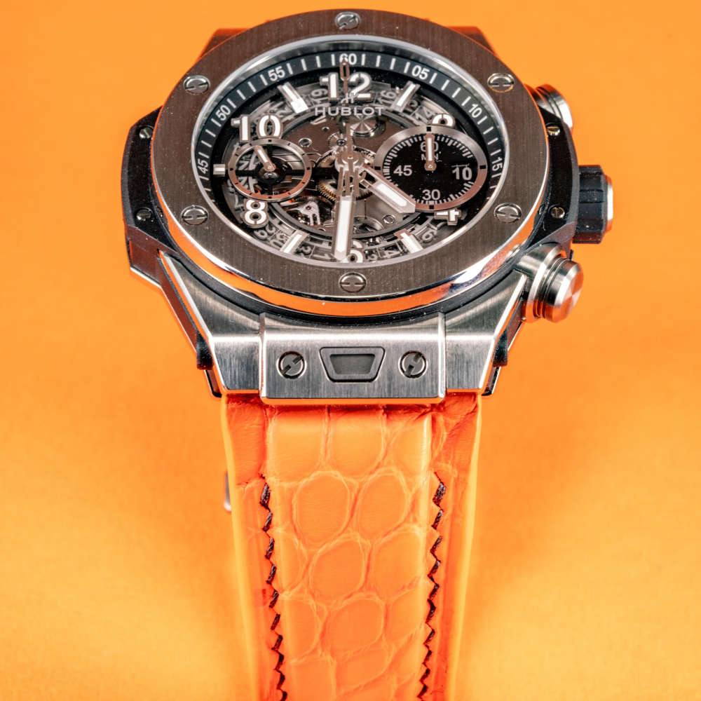 Alligator Leather Strap for Hublot Big Bang Unico