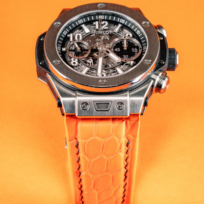 Alligator Leather Strap for Hublot Big Bang Unico