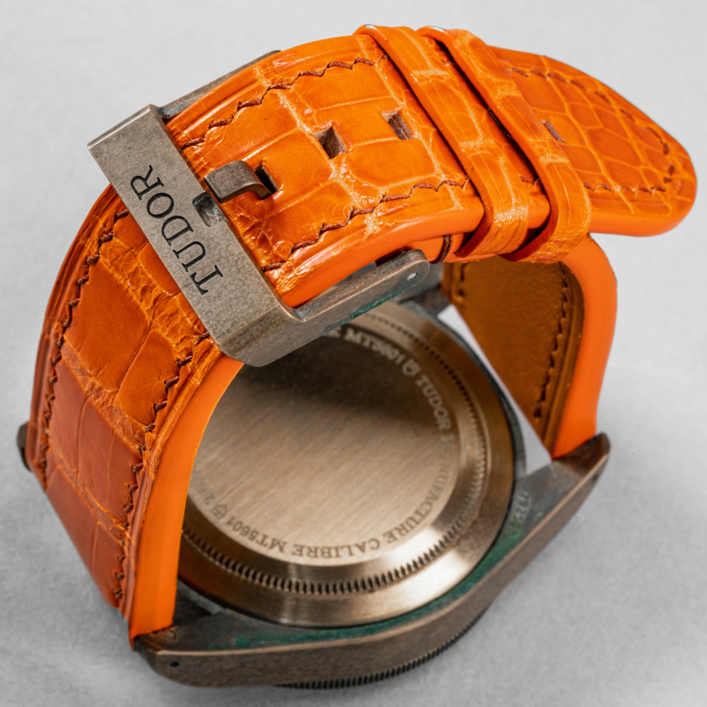 Alligator Leather Strap for Tudor Black Bay