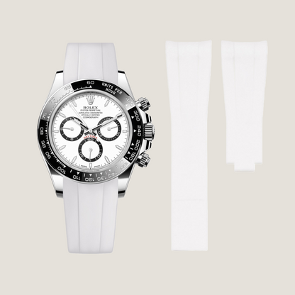 FKM Rubber Strap for Rolex Daytona Deployant Clasp