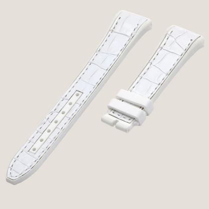 Hybrid Alligator & FKM Rubber Strap for Franck Muller Vanguard