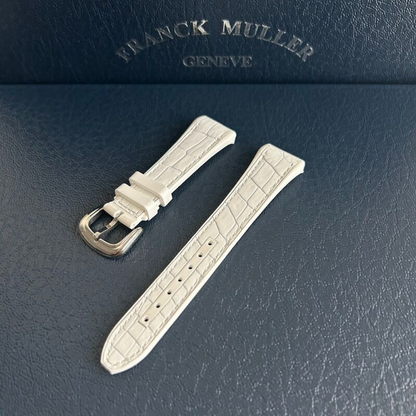 Hybrid Alligator & FKM Rubber Strap for Franck Muller Vanguard