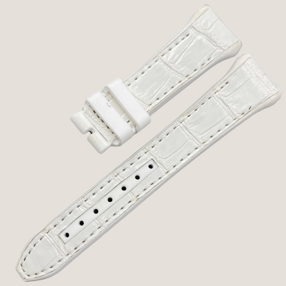 Hybrid Alligator & FKM Rubber Strap for Franck Muller Vanguard