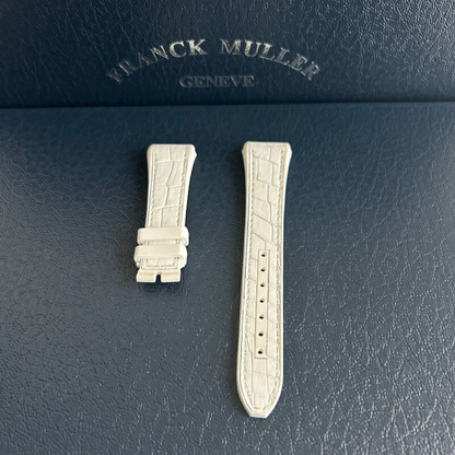 Hybrid Alligator & FKM Rubber Strap for Franck Muller Vanguard