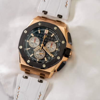 Alligator Leather Strap for AP Royal Oak Offshore 43mm