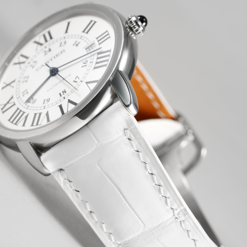 Alligator Leather Strap for Cartier Ronde Solo