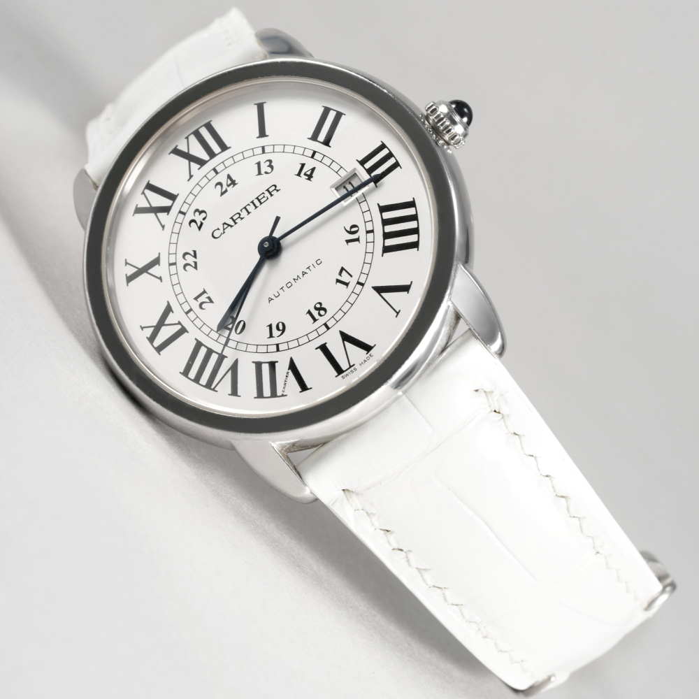 Alligator Leather Strap for Cartier Ronde Solo