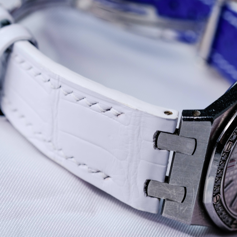 Alligator Leather Strap for AP Women's Watches