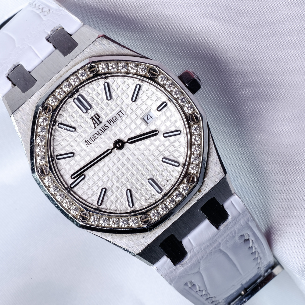 Alligator Leather Strap for AP Women's Watches