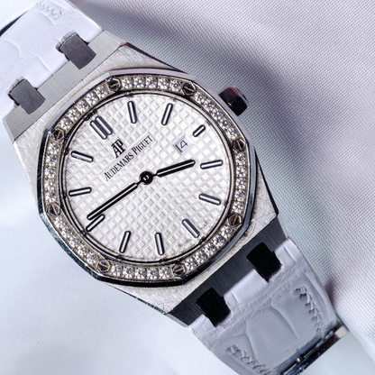 Alligator Leather Strap for AP Women's Watches