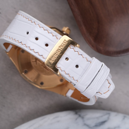 Alligator Leather Strap for AP Women's Watches
