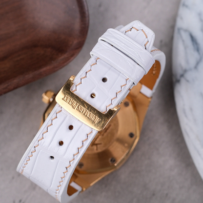 Alligator Leather Strap for AP Women's Watches