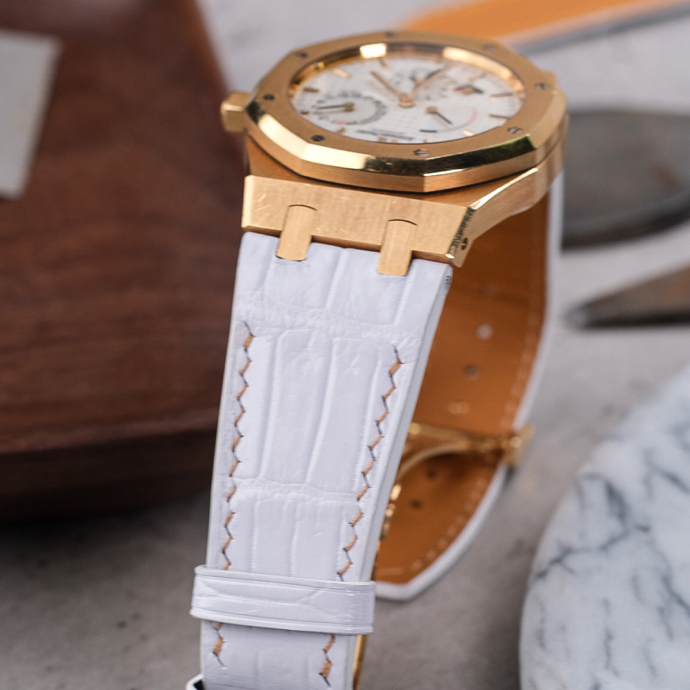Alligator Leather Strap for AP Women's Watches