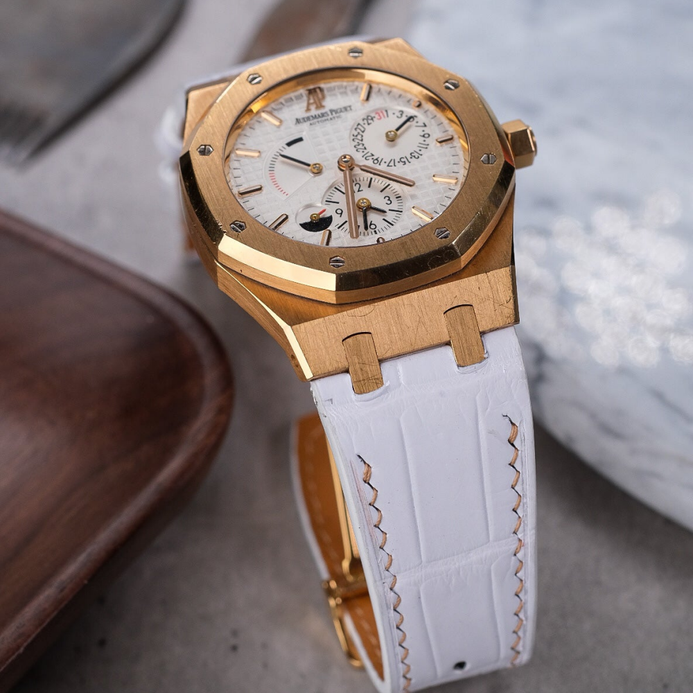 Alligator Leather Strap for AP Women's Watches