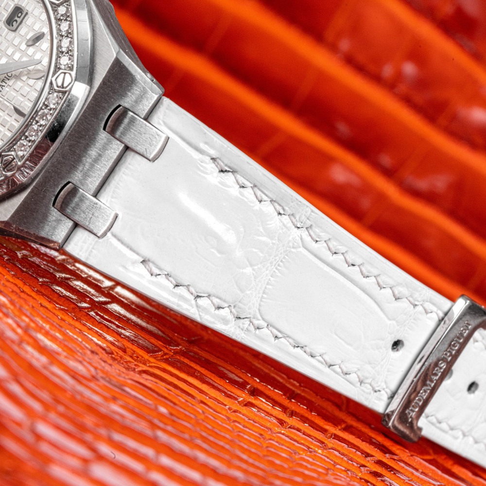 Alligator Leather Strap for AP Women's Watches