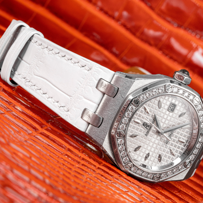 Alligator Leather Strap for AP Women's Watches