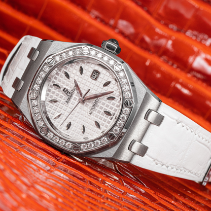 Alligator Leather Strap for AP Women's Watches