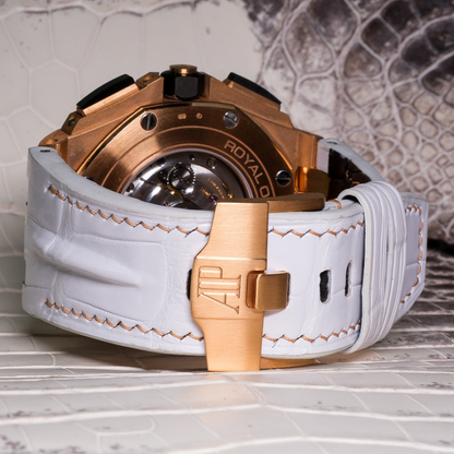 Alligator Leather Strap for AP Royal Oak Offshore 44mm