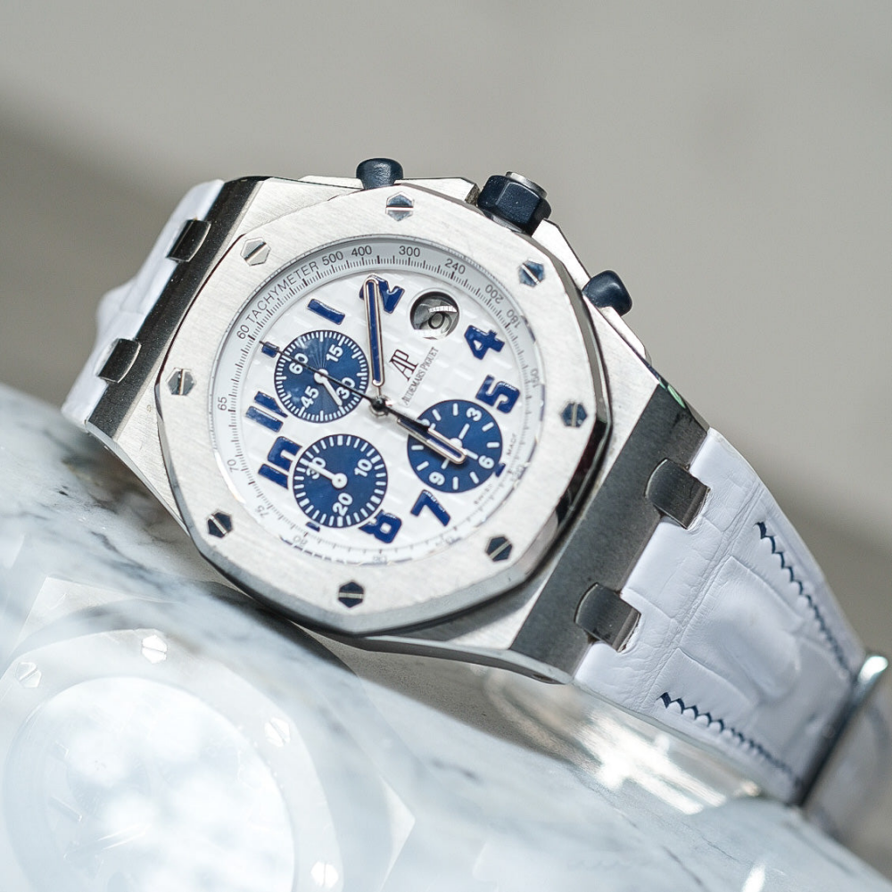 Alligator Leather Strap for AP Royal Oak Offshore 42mm