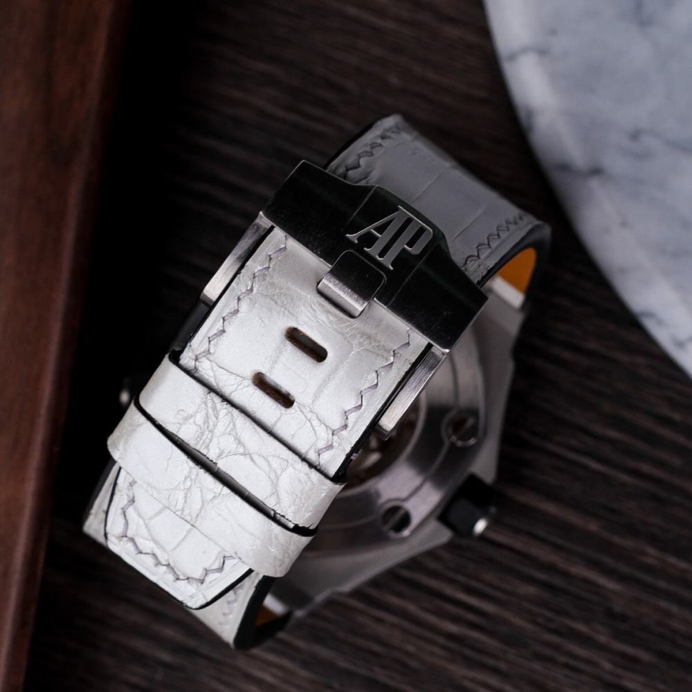 Alligator Leather Strap for AP Royal Oak Offshore 42mm