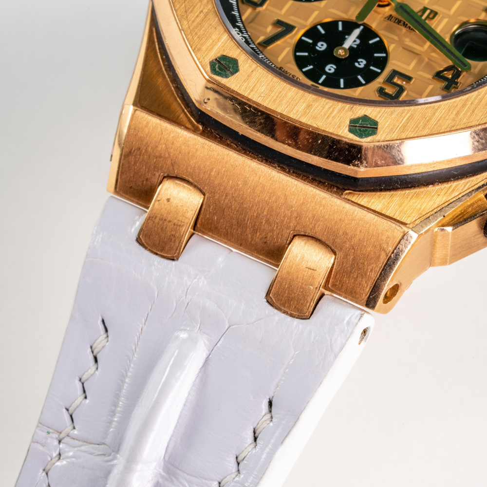 Alligator Leather Strap for AP Royal Oak Offshore 42mm