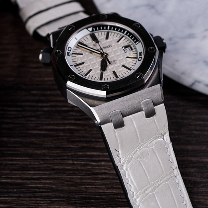 Alligator Leather Strap for AP Royal Oak Offshore 42mm