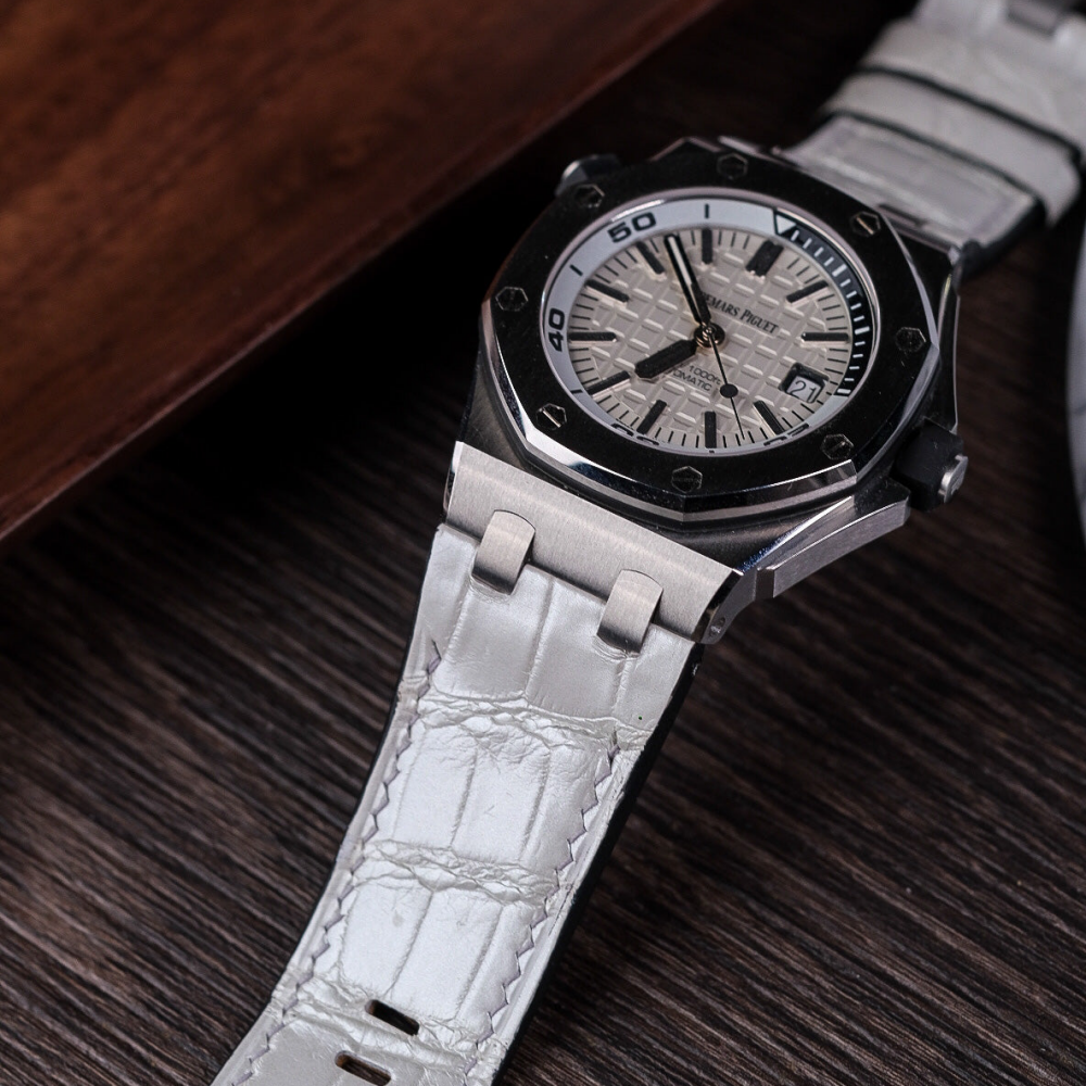 Alligator Leather Strap for AP Royal Oak Offshore 42mm